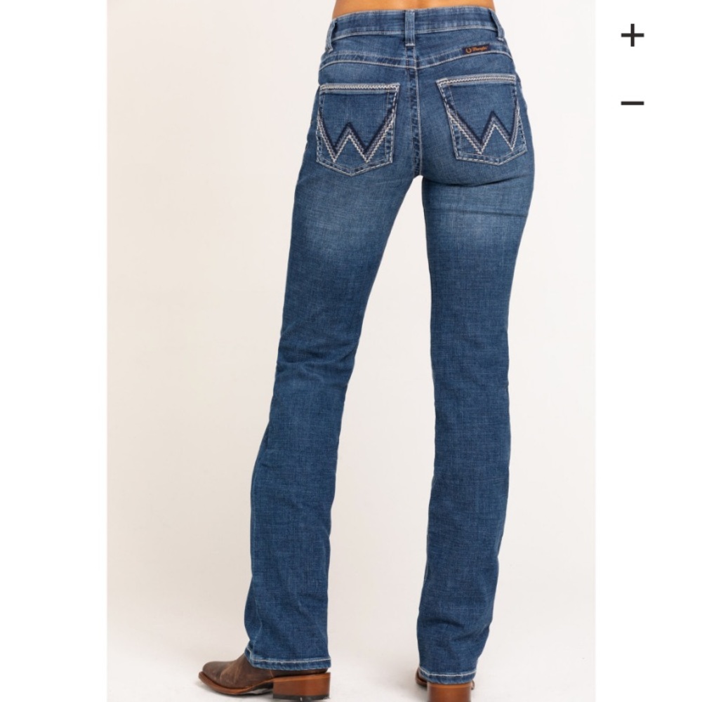 Wrangler Willow Ultimate Riding Jeans Bootcut Medium Wash Size 13/34
